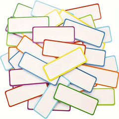 27pcs Magnetic Dry Erase Labels 9 Colors Whiteboard Locker Fridge School Office