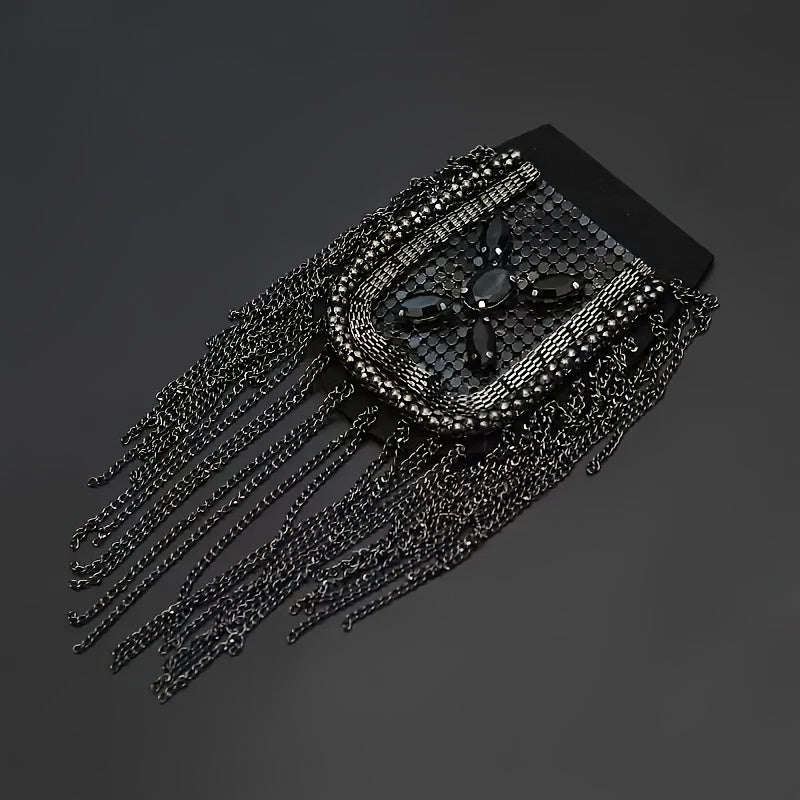 European/American Fringed Epaulets Shoulder Accessory