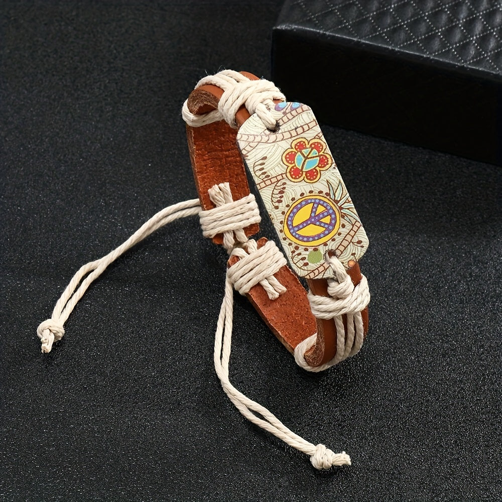 Retro Style Unisex Hemp Rope Braided Bracelet