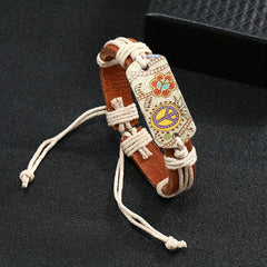 Retro Style Unisex Hemp Rope Braided Bracelet