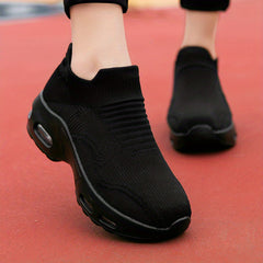Women's Slip-on Sock Sneakers Air Cushion Casual Running Shoes