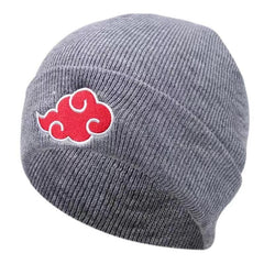Men's Cloud Embroidered Knitted Beanie Anime Hat