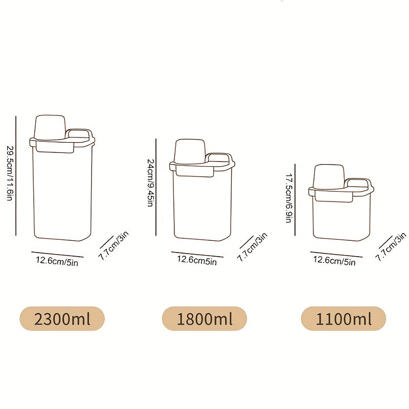 Airtight Laundry Detergent Container with Measuring Cup