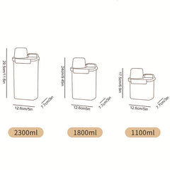 Airtight Laundry Detergent Container with Measuring Cup
