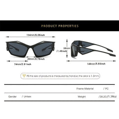 Y2K Street Sunglasses Men RZ1418