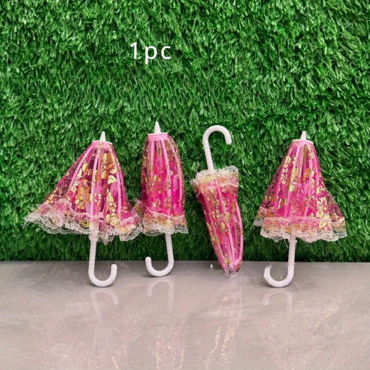 Mini Lace Umbrella for Doll Costume Toy