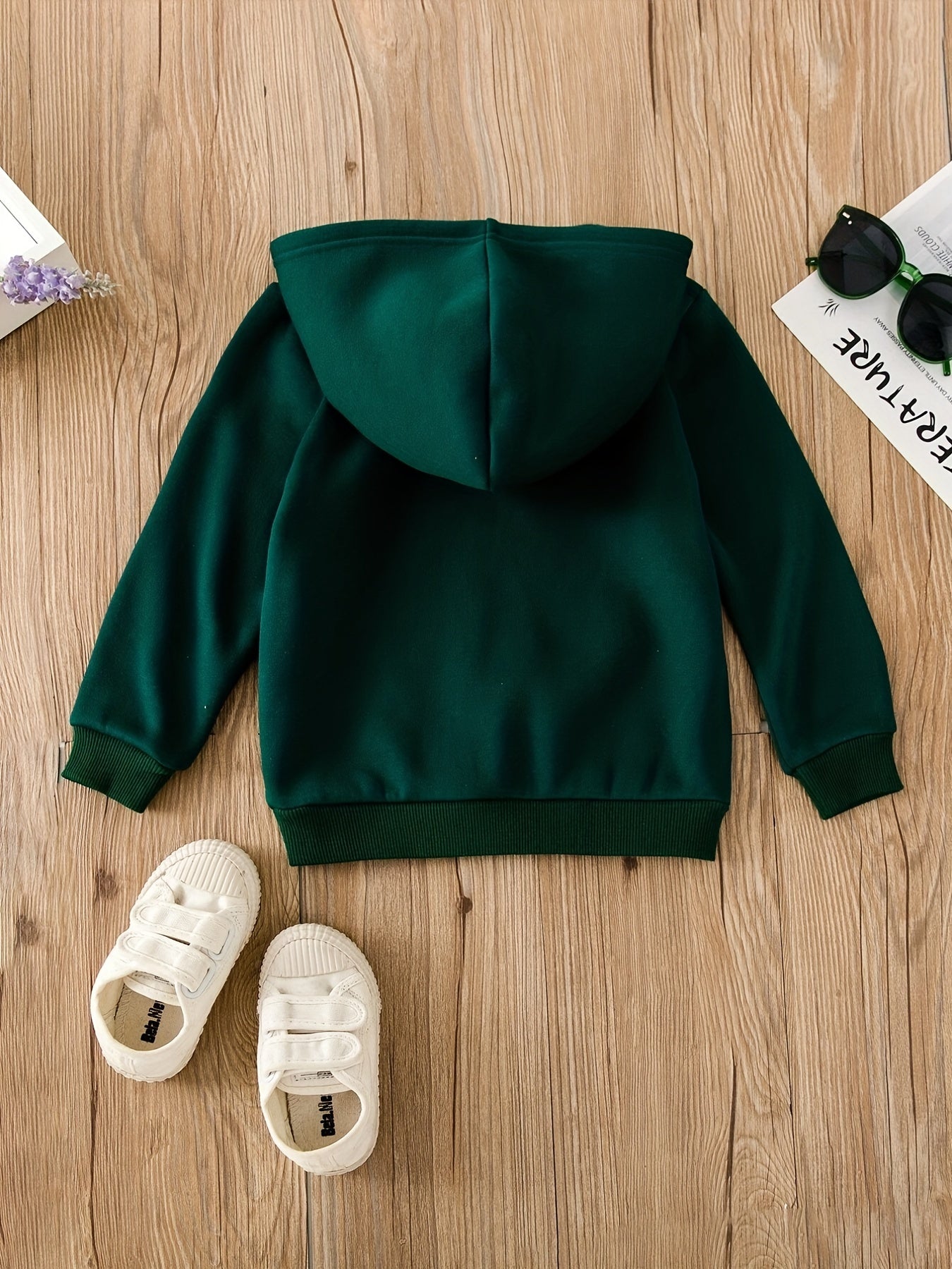 LOS ANGELES Letter Print Boys Hooded Sweatshirt for Kids