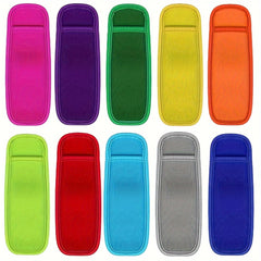 10 Reusable Popsicle Bags Colorful Ice Pop Sleeves for Outdoor Camping