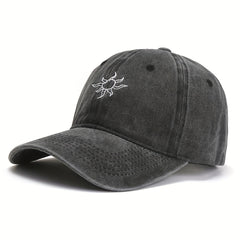 Embroidered Sun Baseball Cap Outdoor Sun Protection Dad Hat
