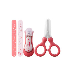 4 Piece Baby Nail Clipper Set for Boys & Girls Pink