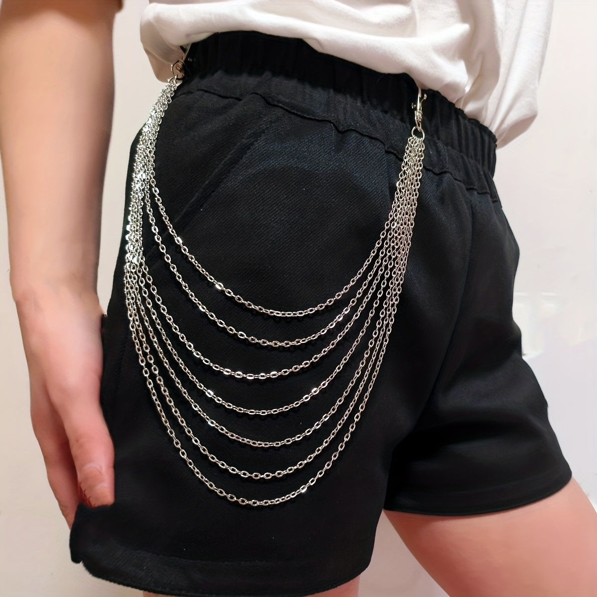Retro Metal Chain Waist Chain Body Chain for Men