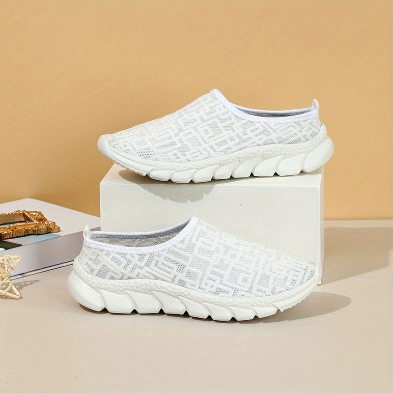 Women's Mesh Slip-On Sneakers Lightweight Casual Outdoor Shoes