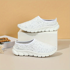 Women's Mesh Slip-On Sneakers Lightweight Casual Outdoor Shoes