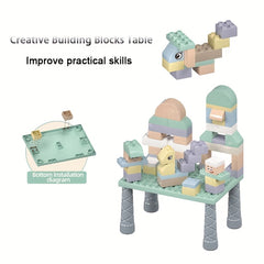 56pcs Colorful Plastic Building Blocks Toy Ideal Holiday Gift