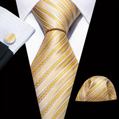 Barry Wang Men's Narrow Diagonal Stripe Tie Set