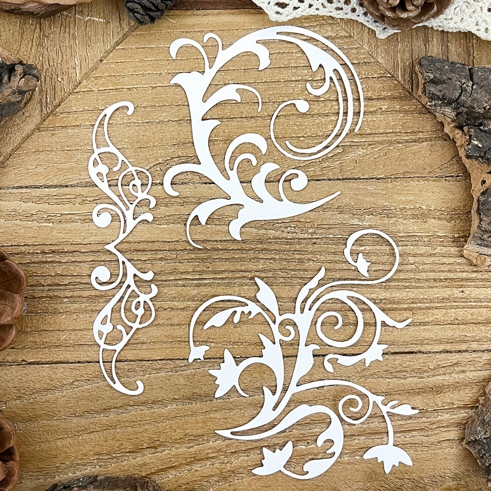 3pcs Retro Lace Flower Metal Cutting Dies Set for DIY Scrapbooking