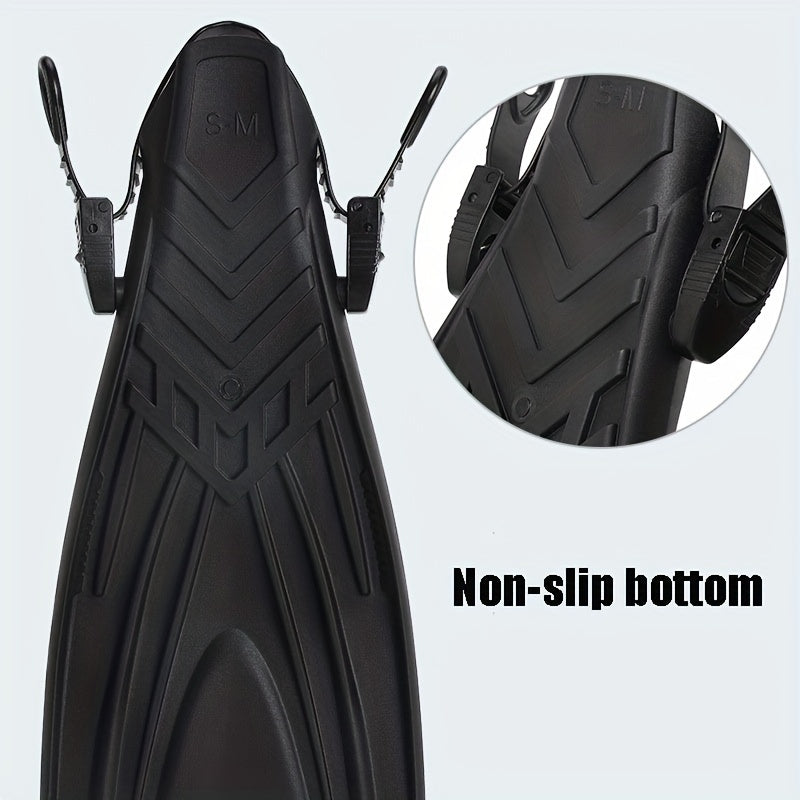 Professional Diving Flippers for Adult Adjustable Size