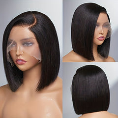 Short Bob Wig 13x4 Lace Front Human Hair Wigs - Pre Plucked Brazilian Bob Wig