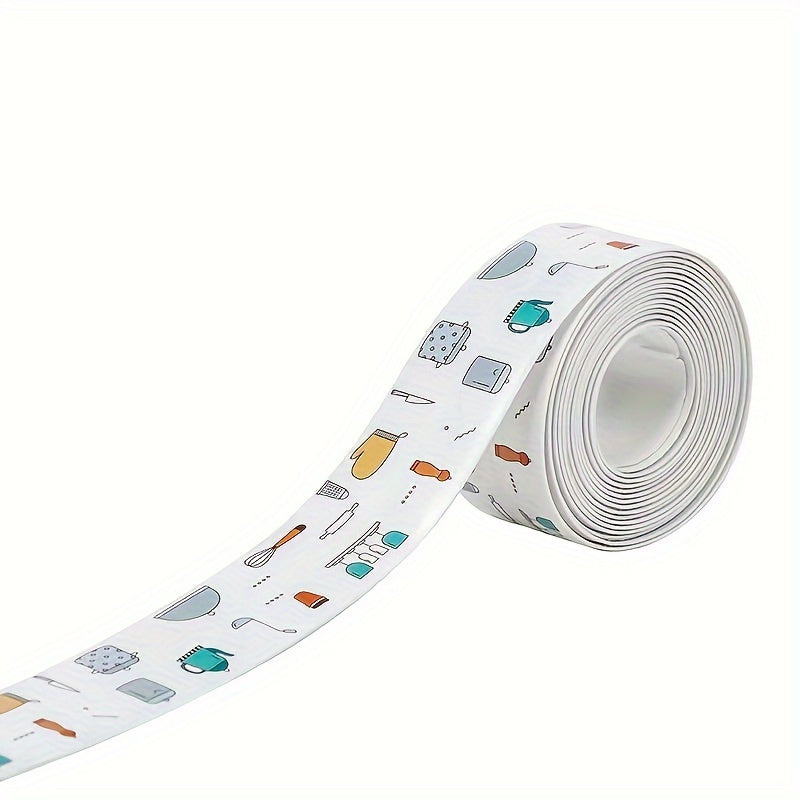 Self Adhesive Sealing Strip Tape Waterproof Mildew Proof for Kitchen Bathroom