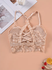 Floral Lace Wireless Bra Push Up Everyday Bra