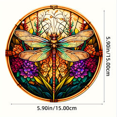 Dragonfly Acrylic Window Christmas Gift Home Decoration