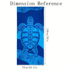 Soft Sand Proof Turtle Beach Towel for Swimming Camping Vacation