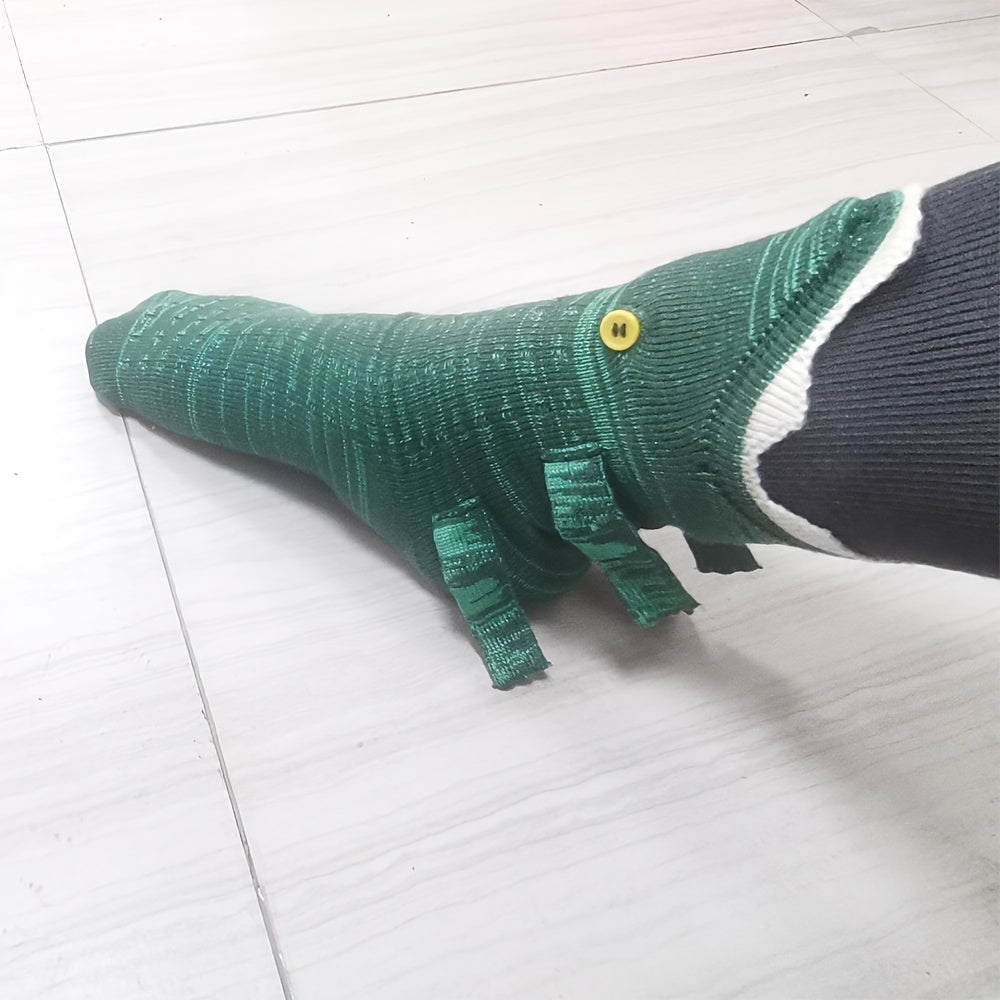 Kids Crocodile Socks Funny Winter Warm Socks For Boys And Girls