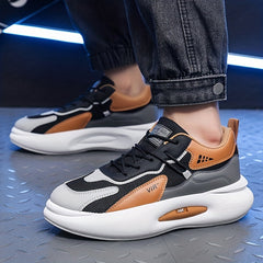 Men's Chunky Sneakers Lace Up Elevator Shoes