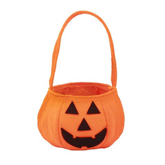 Hand held Pumpkin Bags Candy Bags Happy Face Three dimensional Pumpkin Bags