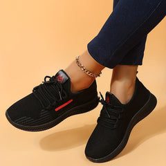 Women's Lightweight Lace Up Low Top Sneakers