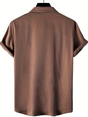 Men's Short Sleeve Casual Shirt for Summer