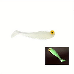 10pcs Soft Fishing Lures Kit Bass Trout Crappie Swimbaits Lures 2in