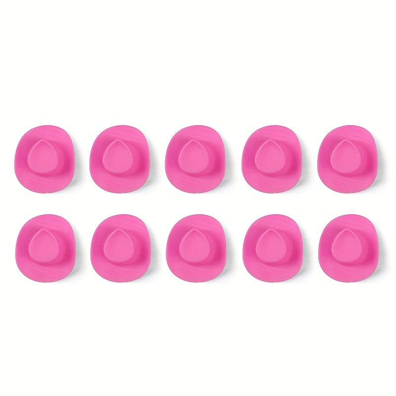 10pcs Toy Cowboy Hat Doll Plastic Hat Multicolor