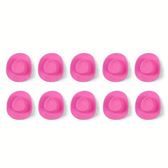 10pcs Toy Cowboy Hat Doll Plastic Hat Multicolor