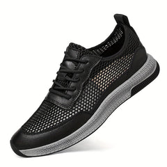 Men's Lace up Sneakers Casual Walking Shoes Comfortable