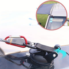 1pc Heavy Duty Suction Cups w/ Securing Hook for Camping Boating & More