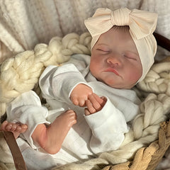 Soft Silicone Reborn Baby Doll With 3D Handemade Skin Visible Veins