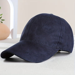 Suede Fleece Baseball Cap Sun Protection Hat