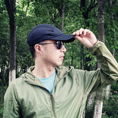 Men's Sun Visor Quick drying Cap Breathable Mesh Cap Anti-UV Sun Hat