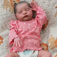 Adorable 21 Reborn Baby Doll Hand Detailed Painted Skin with Visible Veins