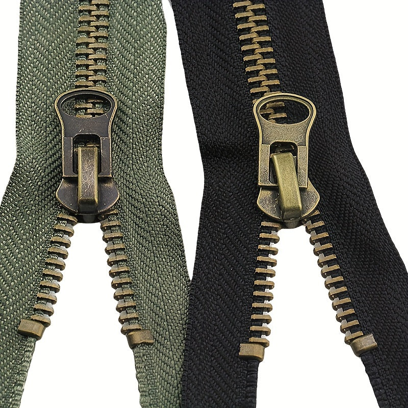 8 Double-ended Metal Zipper Clothing Jacket Luggage Head Zipper