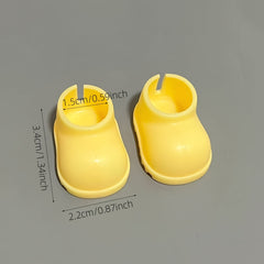 LABUBU & 12-15 Dolls Shoes, Comfortable Material, Excludes Doll & Cloth