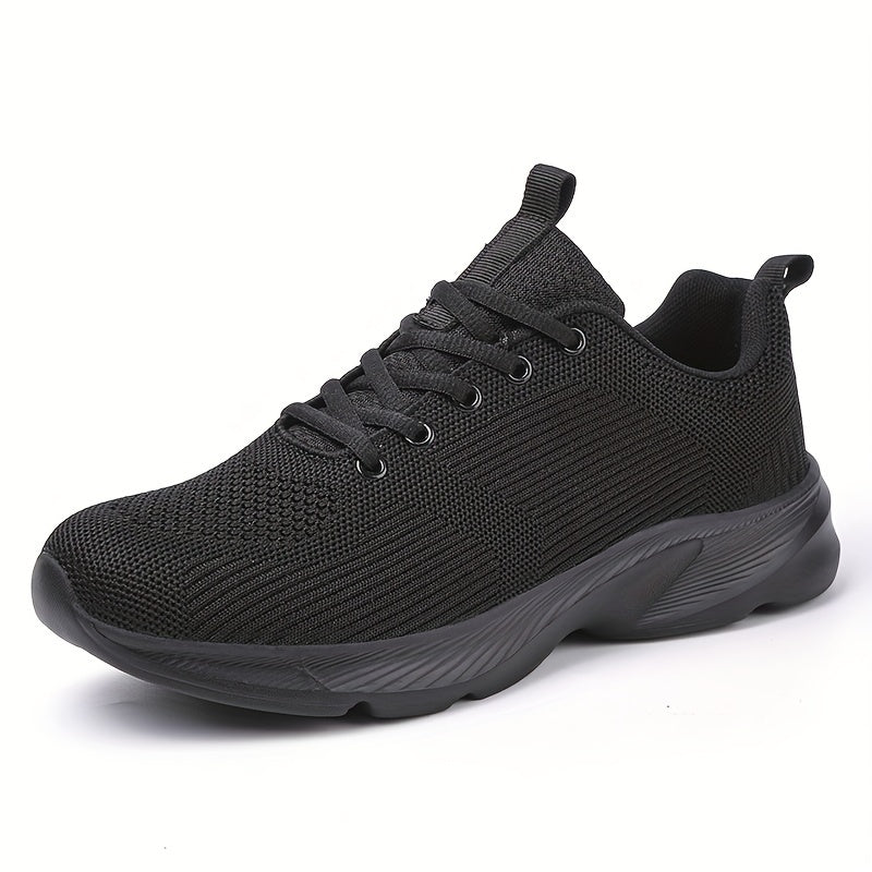 Men's Knit Breathable Running Shoes Outdoor Athletic Sneakers