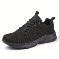 Men's Knit Breathable Running Shoes Outdoor Athletic Sneakers