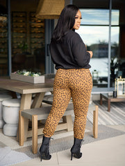 Leopard Sweatshirt & Joggers Set