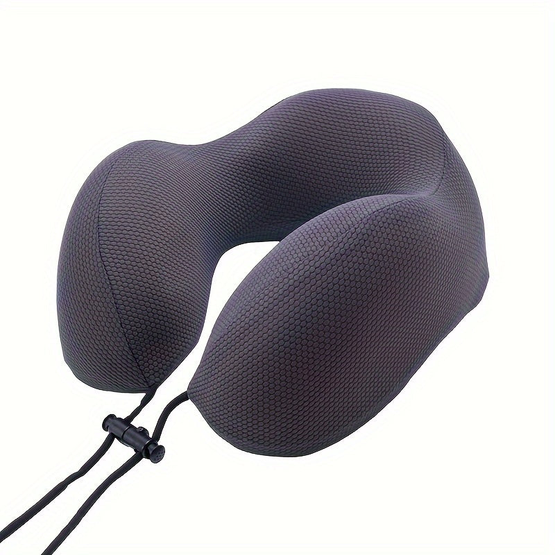 Memory Foam U-Shaped Camping Neck Pillow