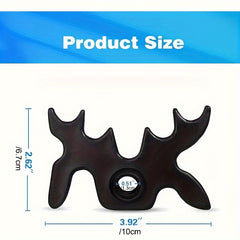 Deer Horn Billiard Cue Holder Pool Stick Bridge Head Billiard Accessories