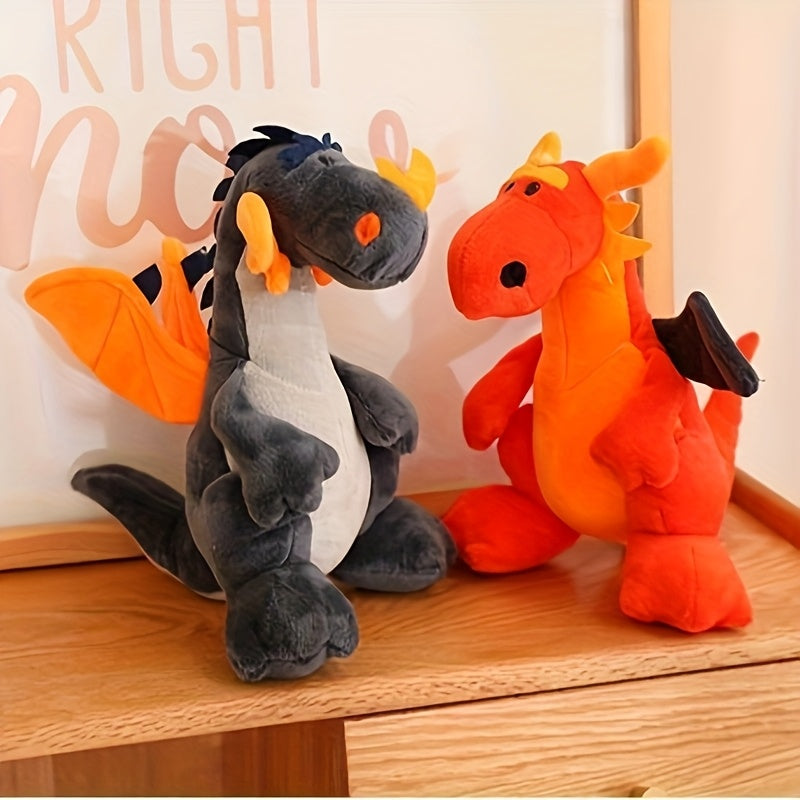 Color Fantasy Plush Wyvern Toy Magical Flying Dragon Stuffed Animal