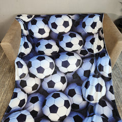 3D Football Print Flannel Blanket for Camping Office Sofa Nap