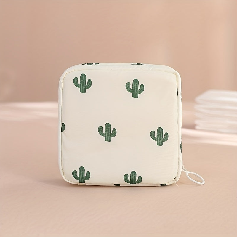 Reusable Nylon Tampon Storage Bag Mini Zipper Period Pouch